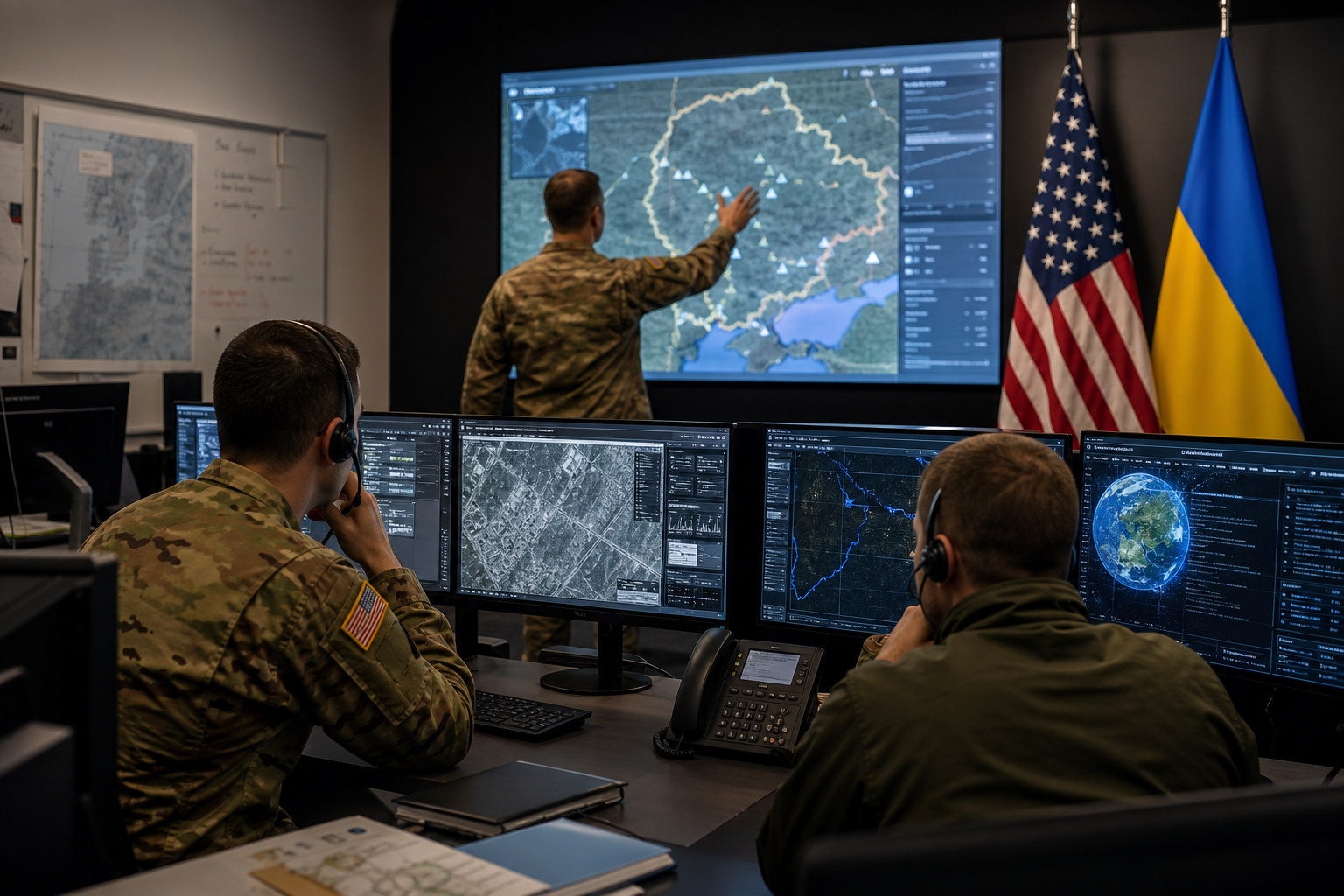 Foto jurnalistik untuk berita Amerika Serikat Lanjutkan Berbagi Informasi Intelijen dengan Ukraina