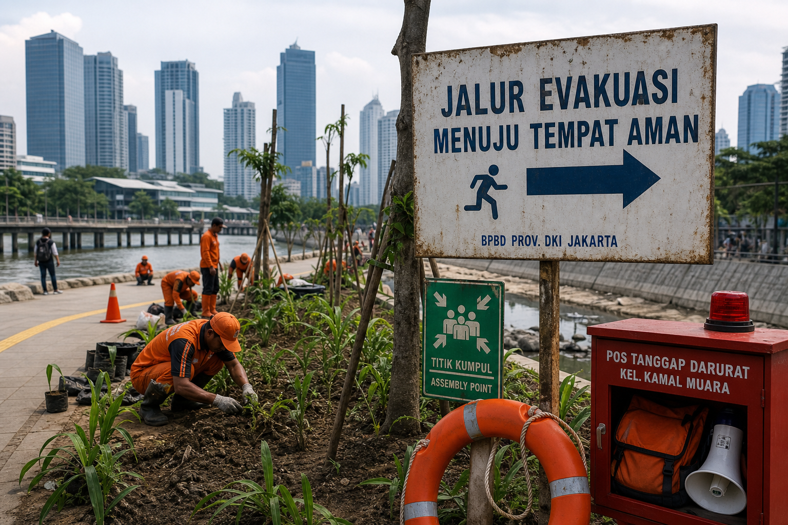 Foto jurnalistik untuk berita Sepekan di DKI Jakarta: Program Padat Karya hingga Peringkat 53 Kota Terbaik Dunia