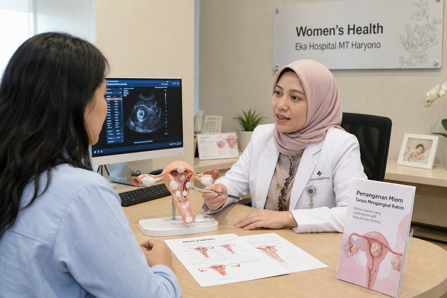 Foto jurnalistik untuk berita Dokter: Miom Dapat Ditangani Melalui Operasi Tanpa Angkat Rahim