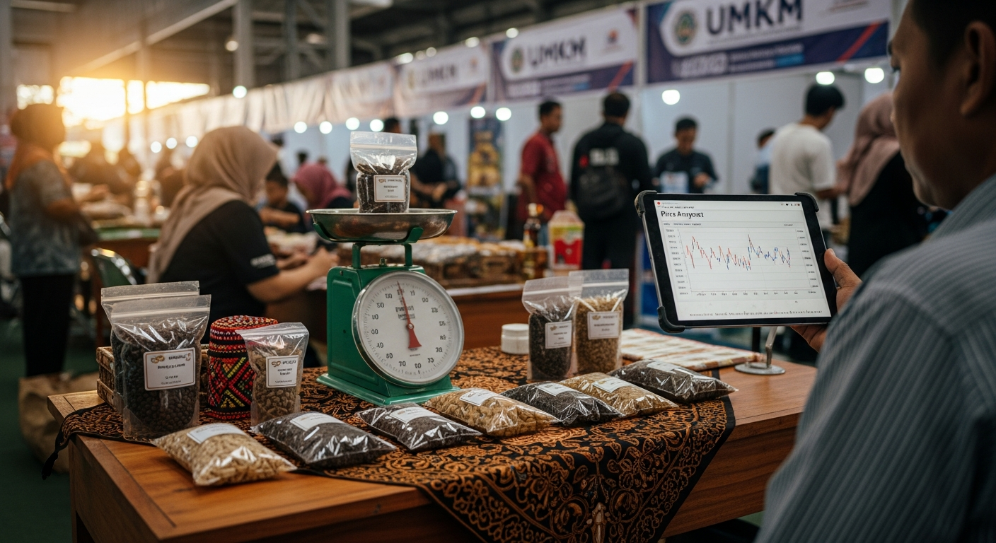 Foto jurnalistik untuk berita Pemkot Mataram Gelar Bazar UMKM Sambut Hari Koperasi ke-79