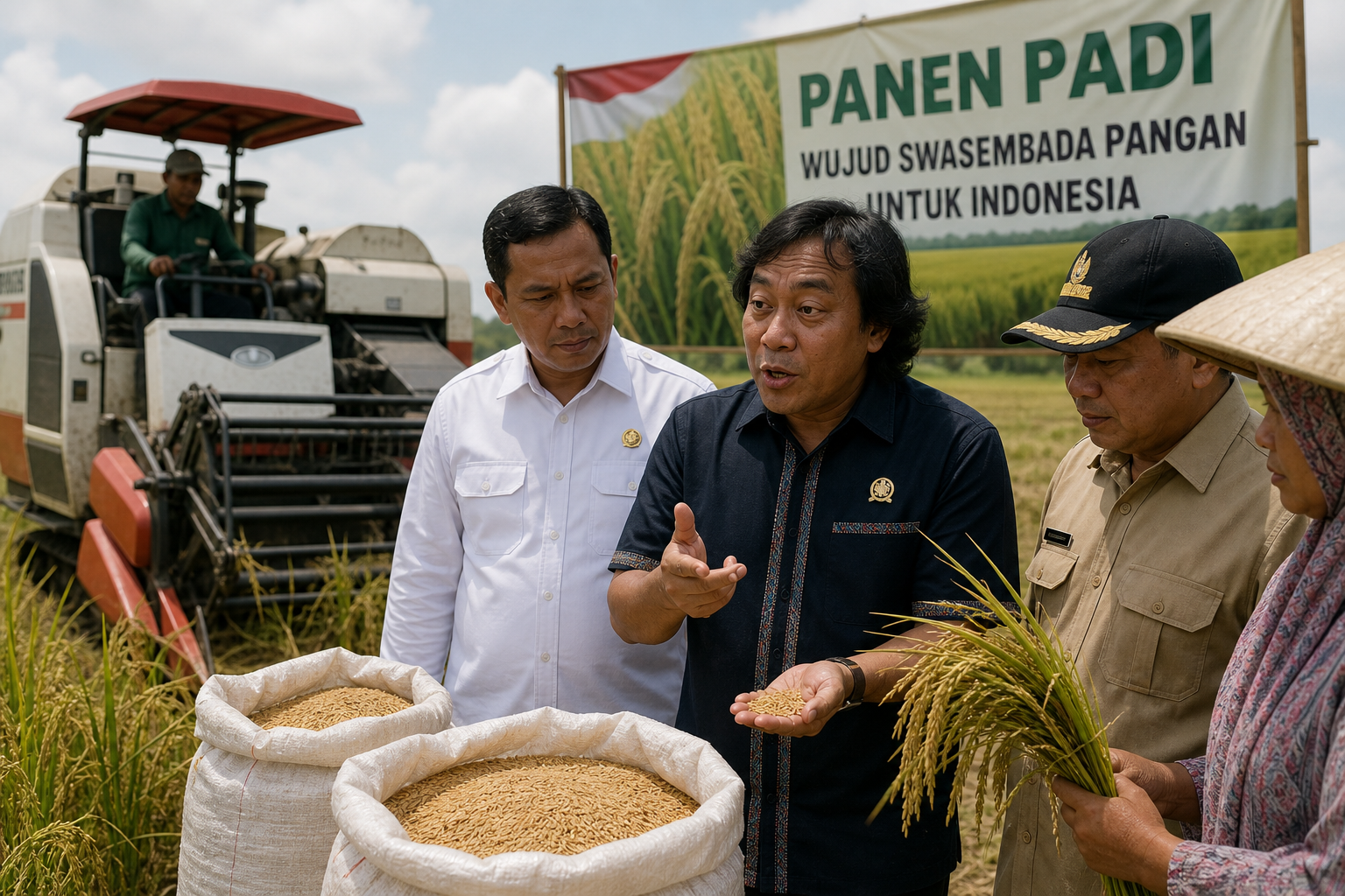Foto jurnalistik untuk berita Komeng Soroti Capaian Swasembada Pangan RI di Tengah Konflik Kamboja-Thailand