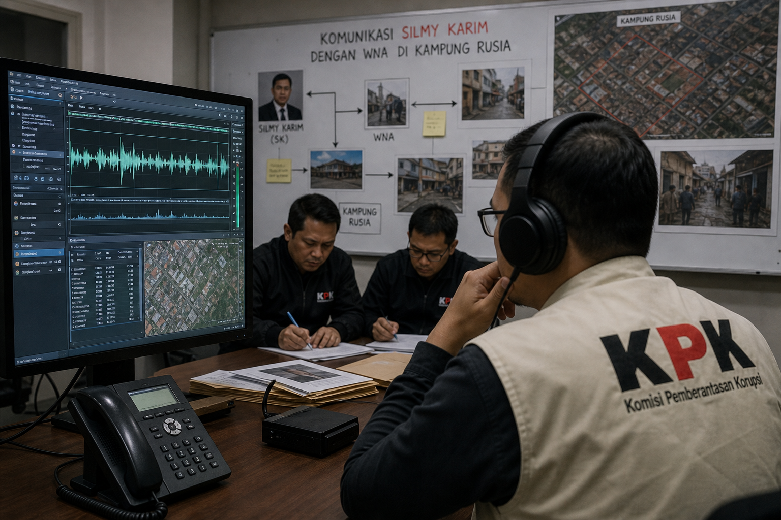 Foto jurnalistik untuk berita KPK Ungkap Silmy Karim Sempat Berkomunikasi dengan Warga Negara Asing di Kampung Rusia