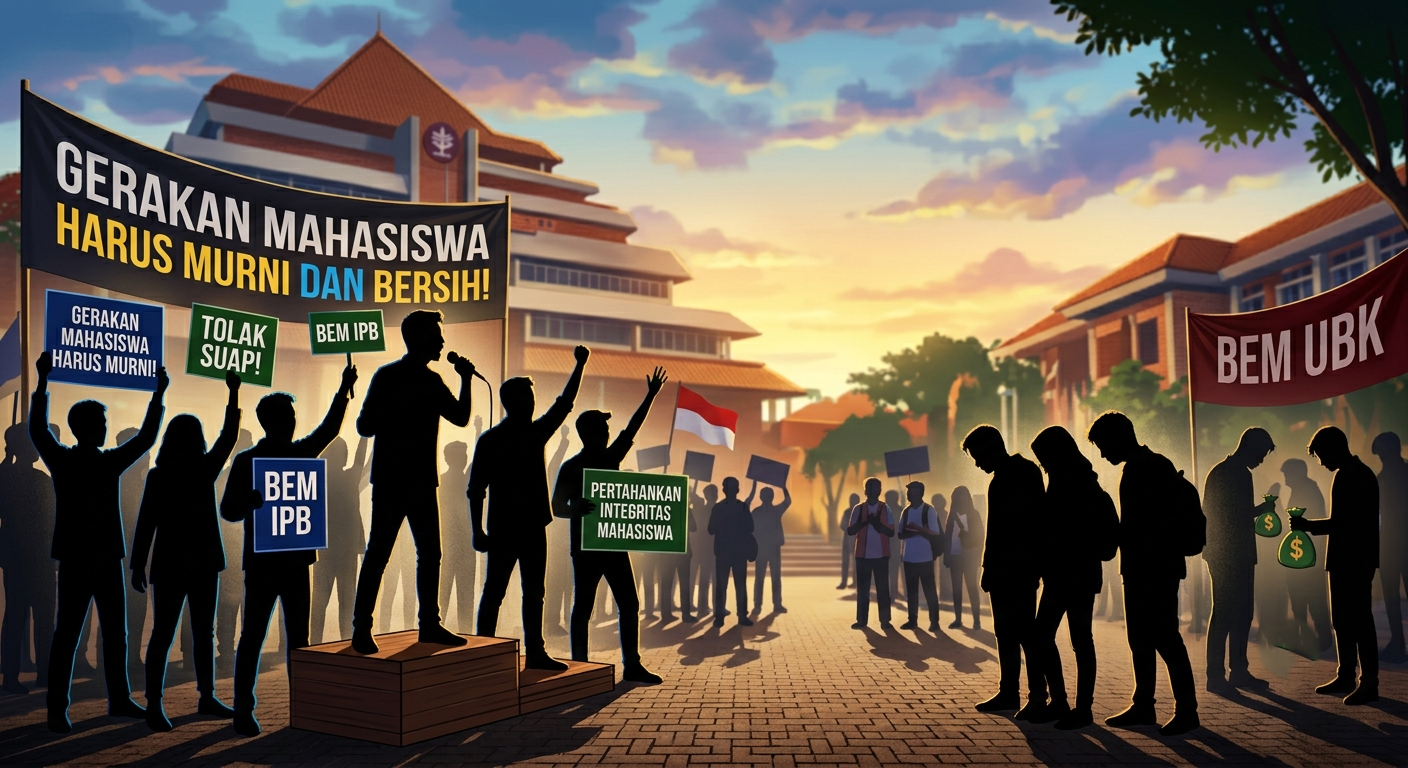 Foto editorial untuk berita BEM IPB Sebut Kasus Suap BEM UBK Cederai Kemurnian Gerakan Mahasiswa