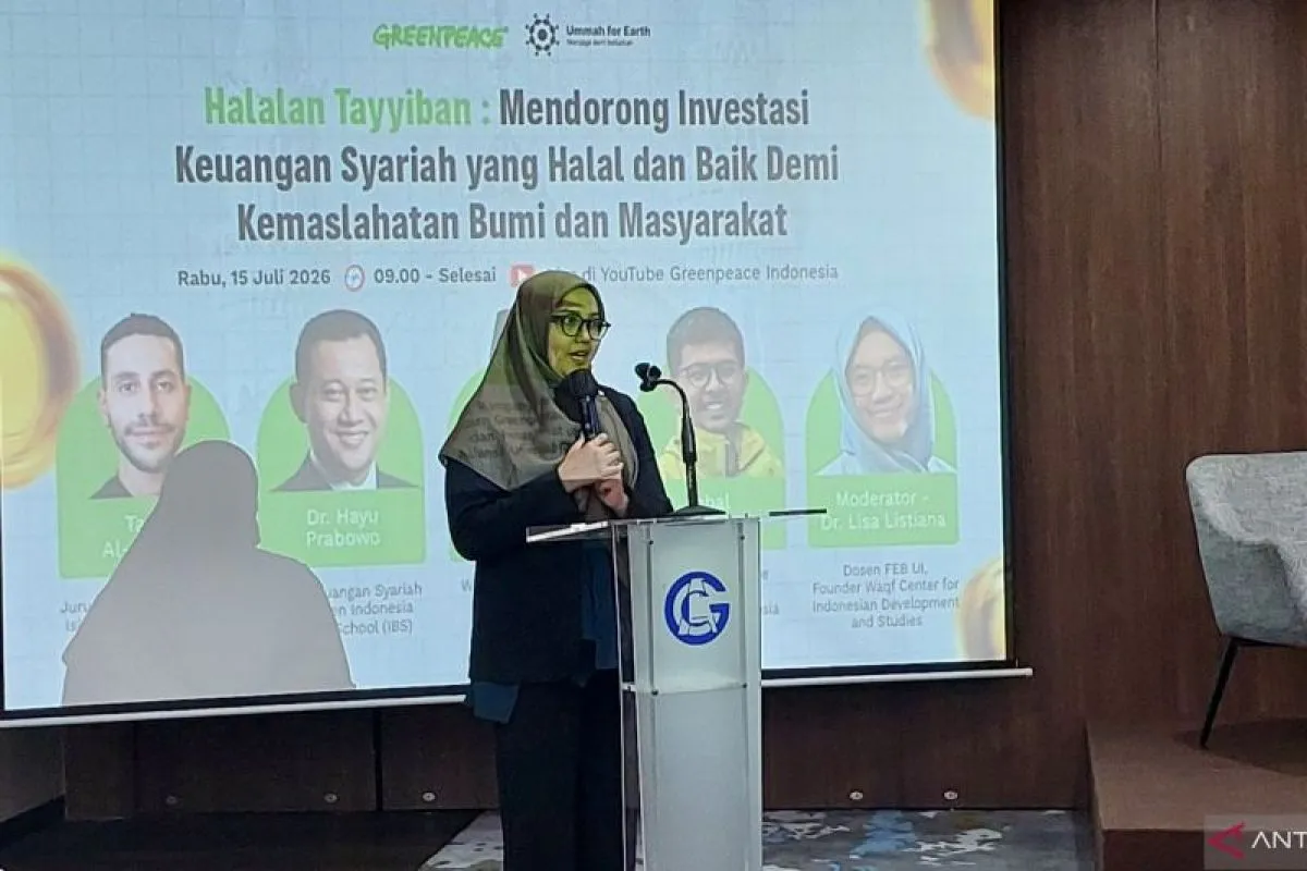 Foto editorial untuk berita Greenpeace Indonesia Dorong Penerapan Prinsip Syariah dalam Investasi Ekonomi Berkelanjutan
