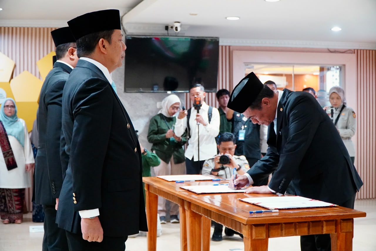 Foto editorial untuk berita Kepala Bapanas Minta Tiga Pejabat Baru Perkuat Stabilitas Harga Pangan