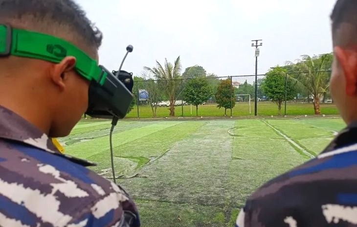 Foto editorial untuk berita Personel Marinir TNI AL Asah Kemampuan Operasikan Drone untuk Perkuat Misi Operasional
