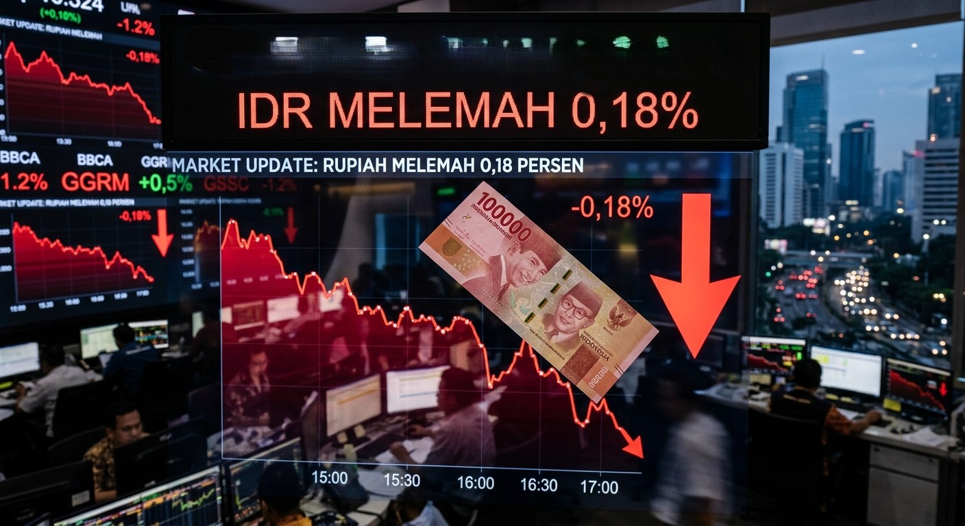 Foto editorial untuk berita Rupiah Melemah 0,18 Persen di Tengah Sikap Wait and See Investor Jelang RDG BI