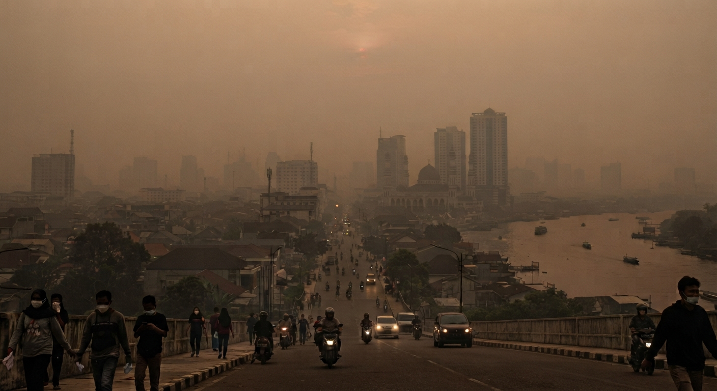 Foto editorial untuk berita Tindakan Mendesak Diperlukan untuk Mengatasi Kebakaran dan Kabut Asap Lintas Batas di Asia Tenggara