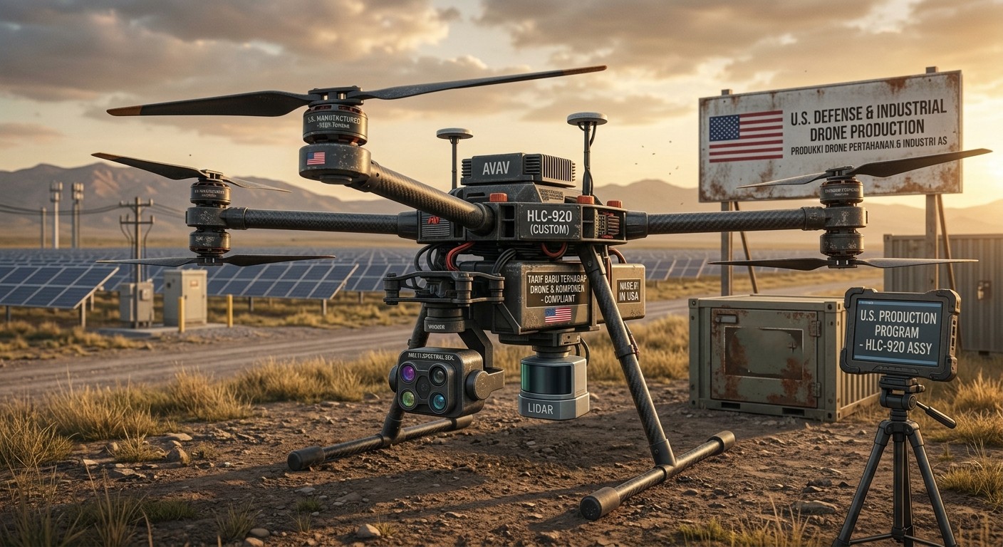 Foto editorial untuk berita Trump Berlakukan Tarif terhadap Drone dan Komponennya