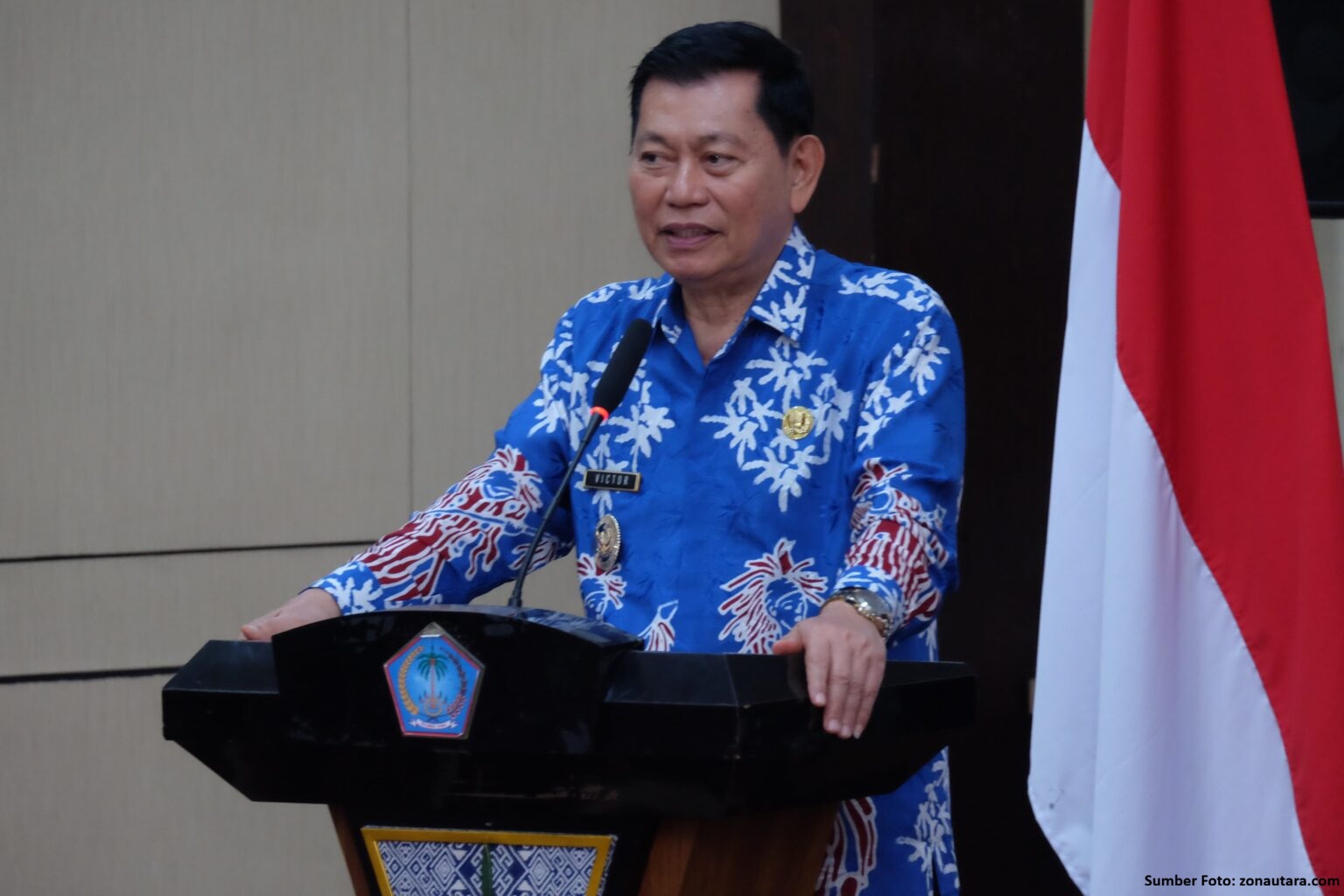 Foto editorial untuk berita Wagub Sulut Victor Mailangkay Mundur dari NasDem