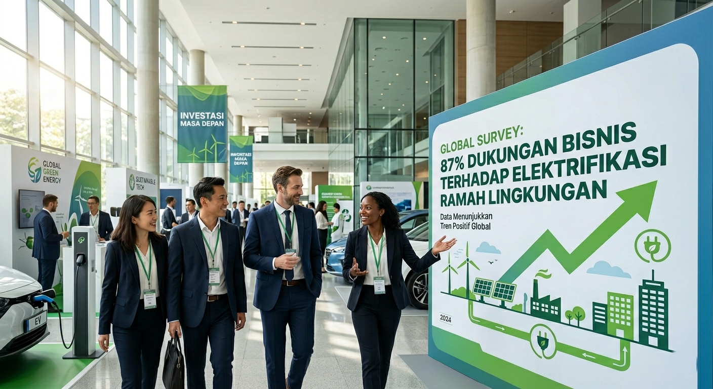 Foto editorial untuk berita Survei Global Tunjukkan Dukungan Besar Bisnis terhadap Elektrifikasi Ramah Lingkungan