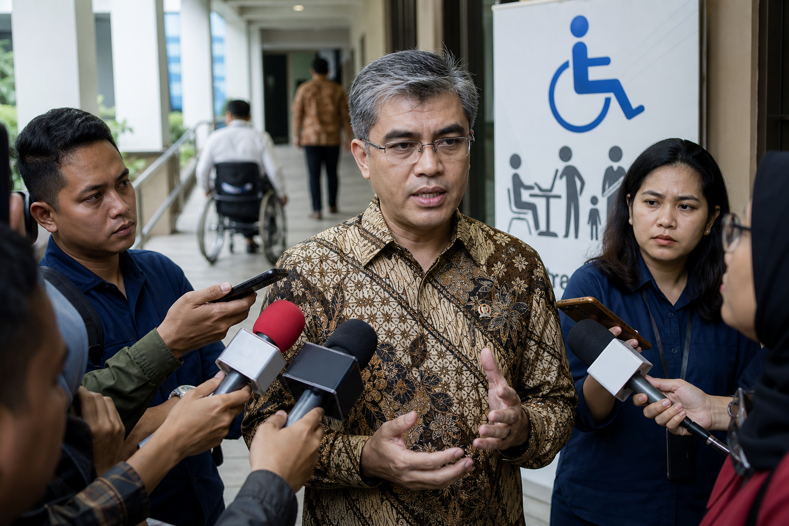 Foto jurnalistik untuk berita Menaker Yassierli Tegaskan Penyandang Disabilitas Harus Peroleh Peluang Kerja Setara