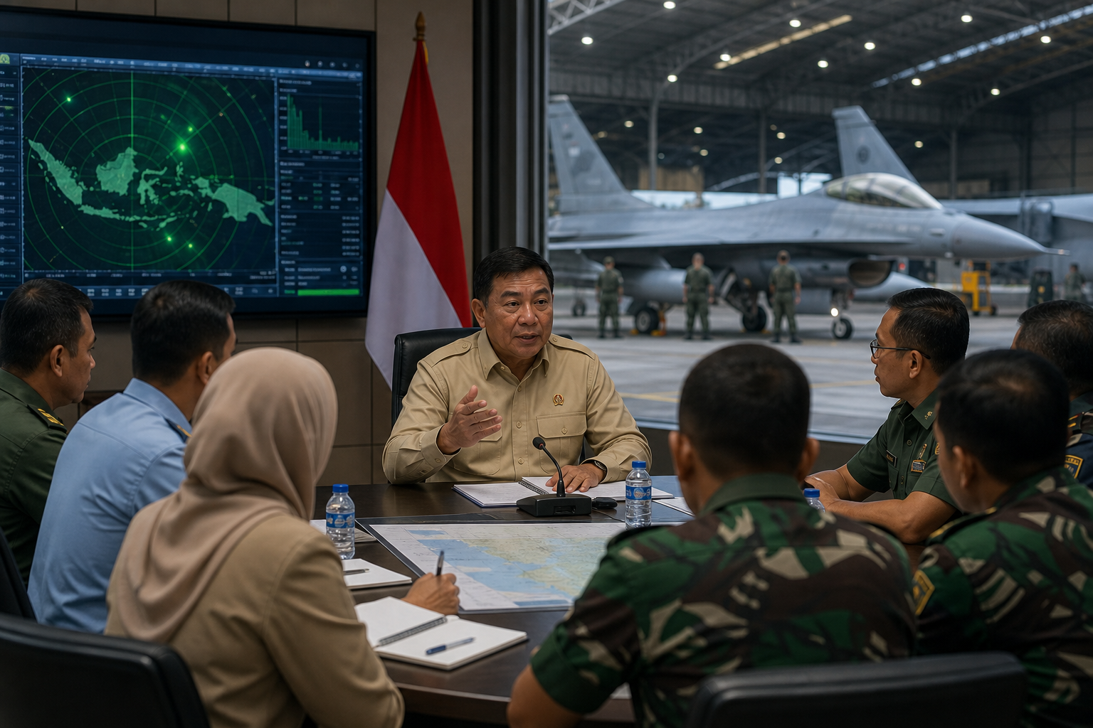 Foto jurnalistik untuk berita Menhan Minta Anggota Komcad ASN Berikan Pelayanan Terbaik untuk Rakyat
