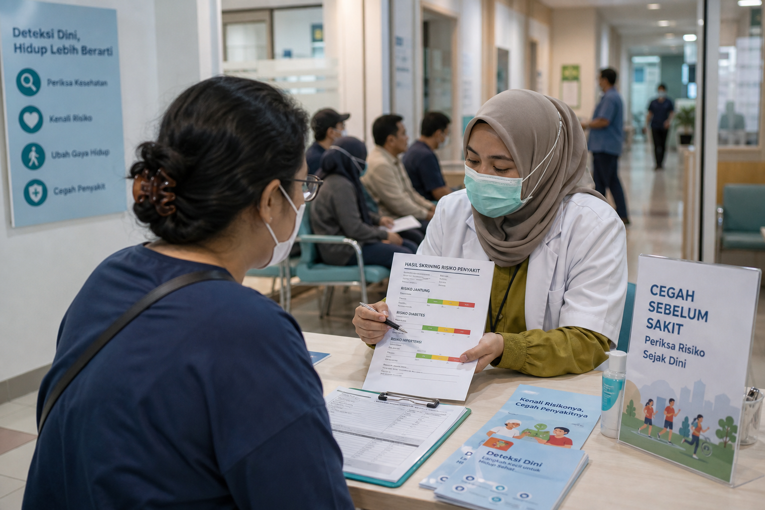 Foto jurnalistik untuk berita Pentingnya Deteksi Dini Risiko Penyakit Sebelum Kondisi Memburuk